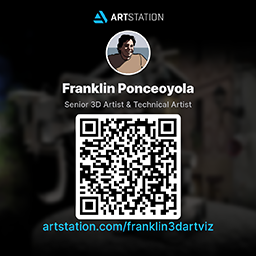 ArtStation website QR-code