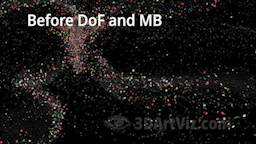 Particles blur Particles blur