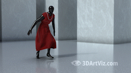 Cloth simulation on mesh deformed by motion capture Cloth simulation on mesh deformed by motion capture