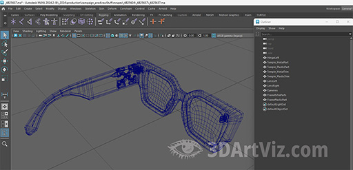 Meshes before renaming Meshes before renaming