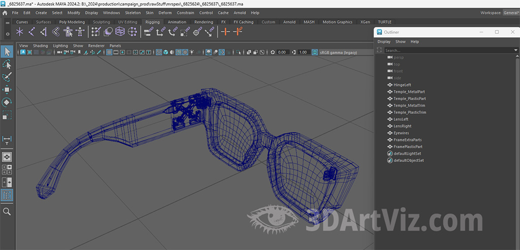 Meshes before renaming Meshes before renaming