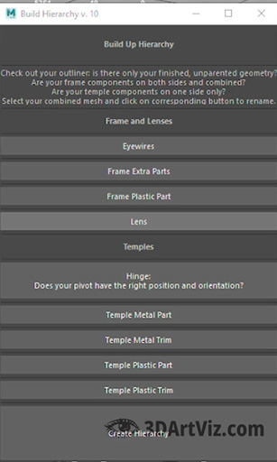 Tool user interface Tool user interface